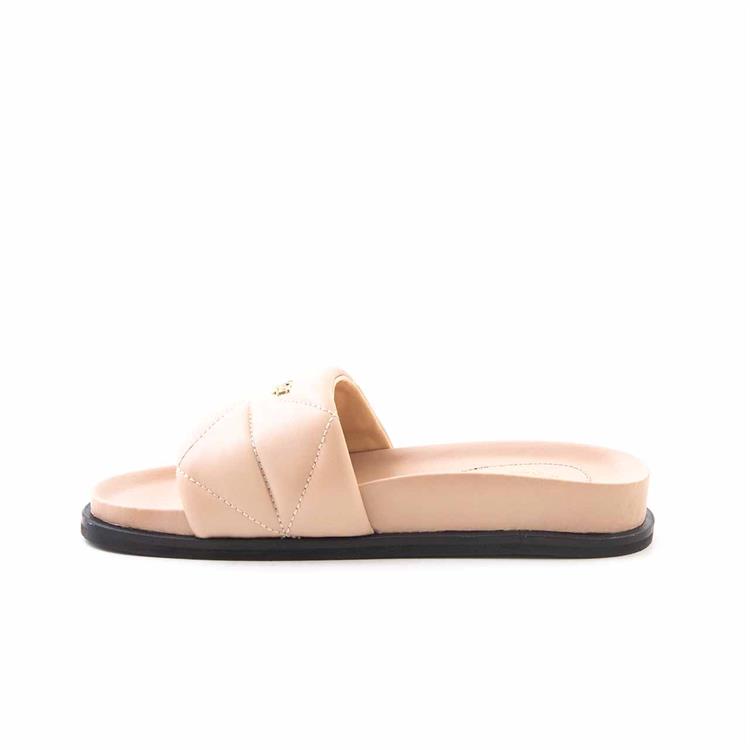 Rouge Kadın Hakiki Deri Microlight Taban Açık Kahverengi Terlik Terlik