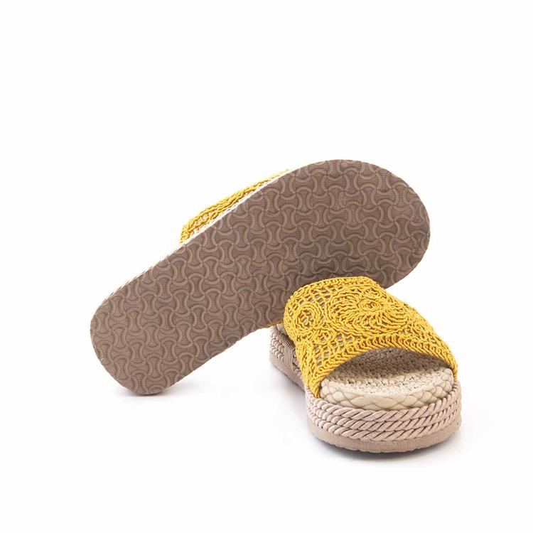 Rouge Kadın Tekstil Eva Taban Hardal Terlik Terlik