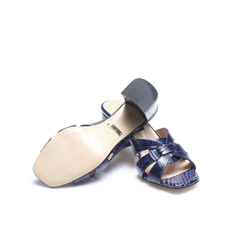 Rouge Kadın Vegan Neolit Taban Sax Kroko Terlik Terlik