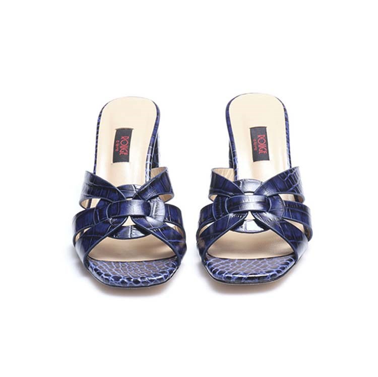 Rouge Kadın Vegan Neolit Taban Sax Kroko Terlik Terlik