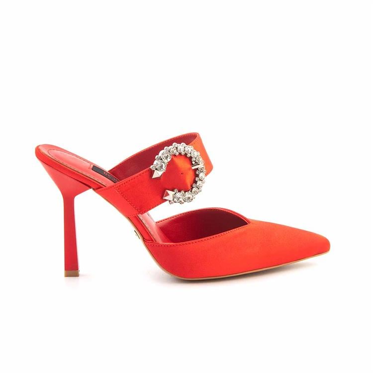Rouge Kadın Vegan Kırmızı Topuklu Ayakkabı
