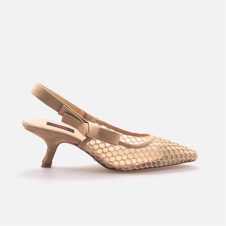 Rouge Kadın Hakiki Deri Microlight Taban Ten Topuklu Ayakkabı