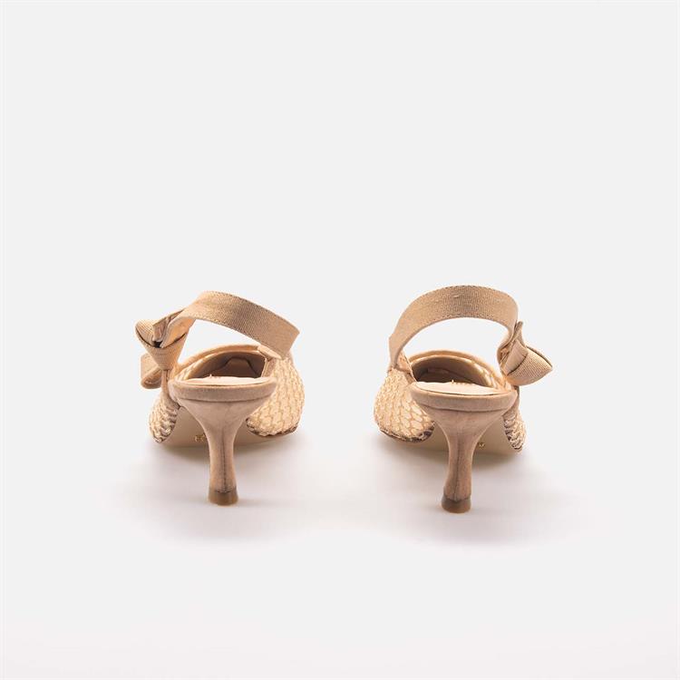 Rouge Kadın Hakiki Deri Microlight Taban Ten Topuklu Ayakkabı