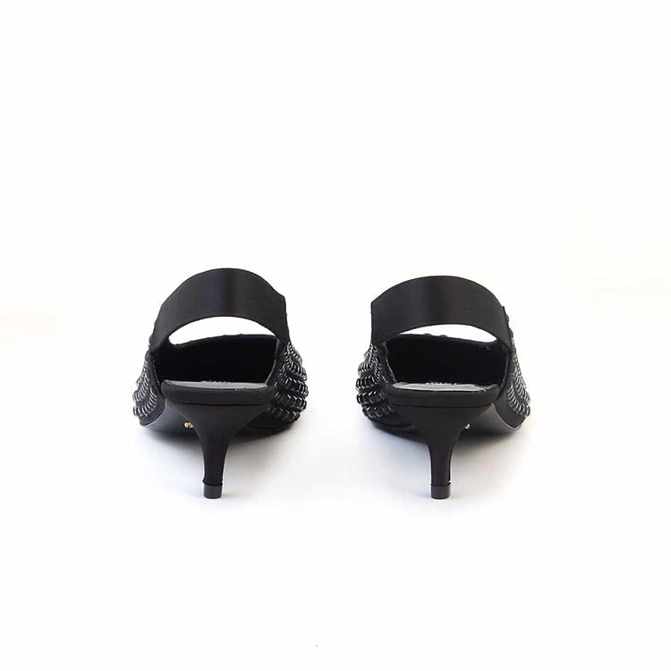 Rouge Kadın Hakiki Deri Microlight Taban Siyah Topuklu Ayakkabı