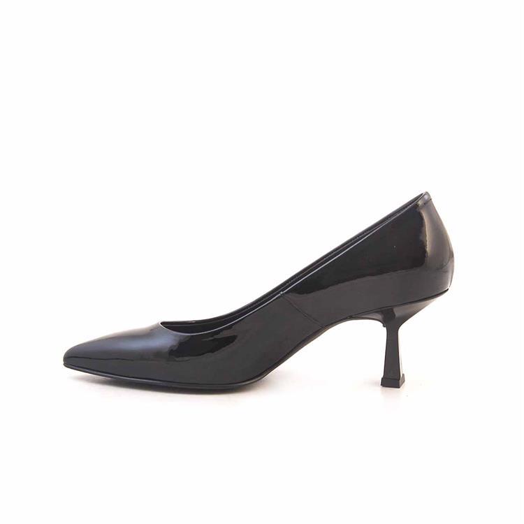 Rouge Kadın Rugan Deri Tpu Taban Siyah Topuklu Ayakkabı