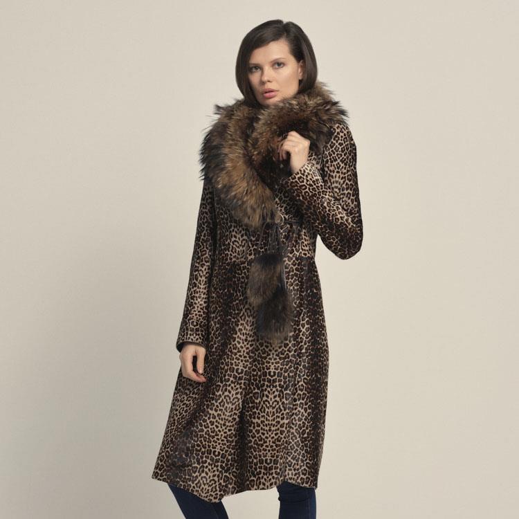 Rouge  Kürklü Kadın Deri Mont P254LU