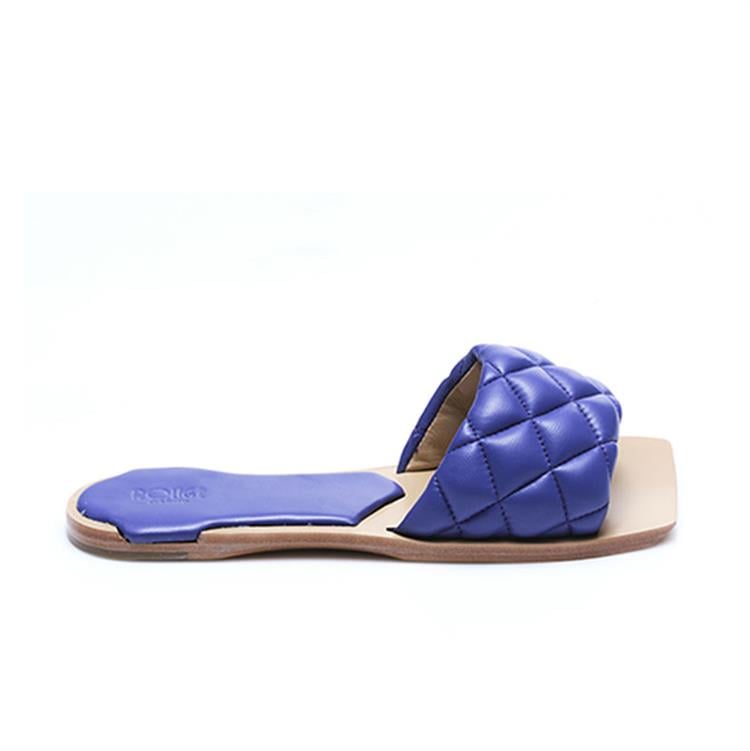 Rouge Kadın Rugan Deri Neolit Taban Mor Terlik Terlik