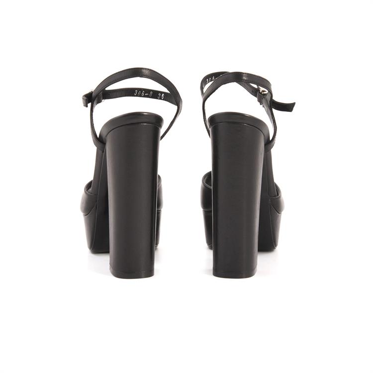 Rouge Kadın Hakiki Deri Neolit Taban Siyah Gece & Abiye Ayakkabı