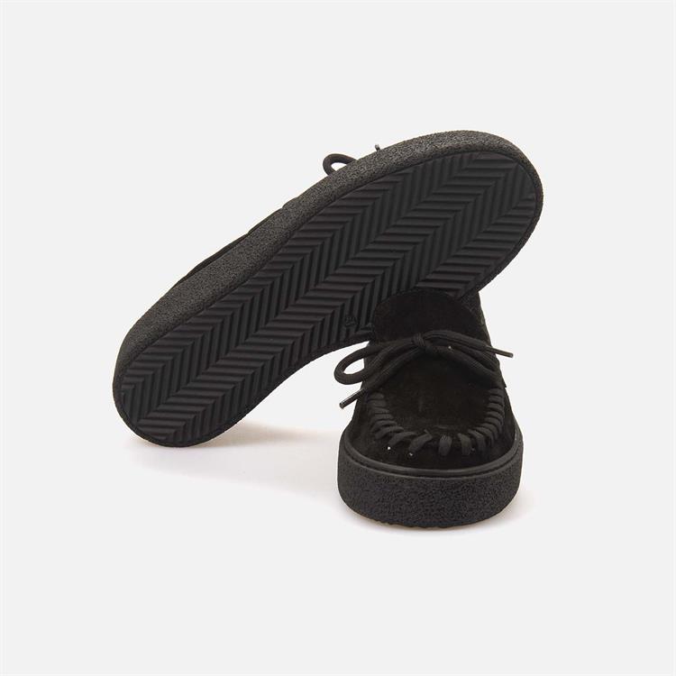 Tanca Kadın Hakiki Deri Siyah Süet Günlük Ayakkabı