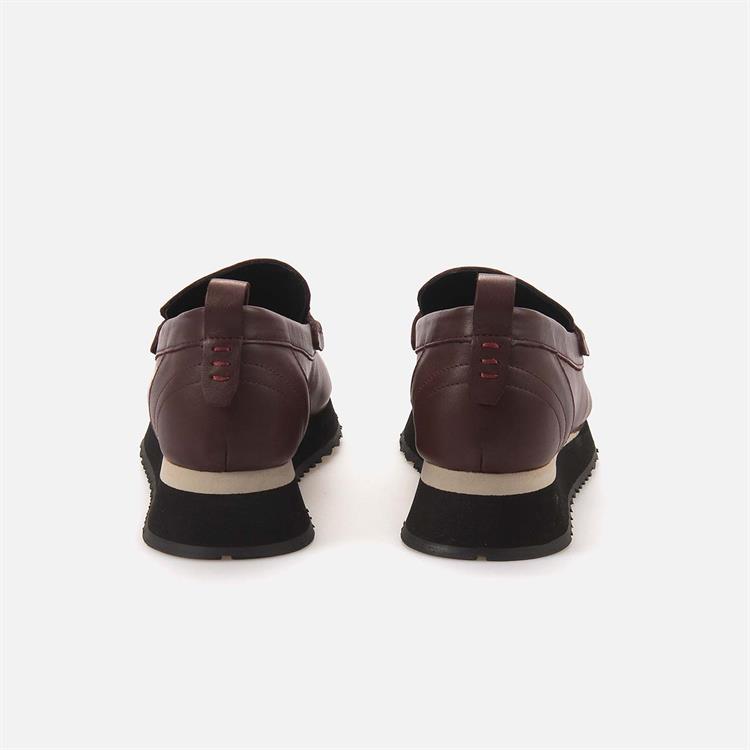 Tanca Kadın Hakiki Deri Bordo Günlük Ayakkabı