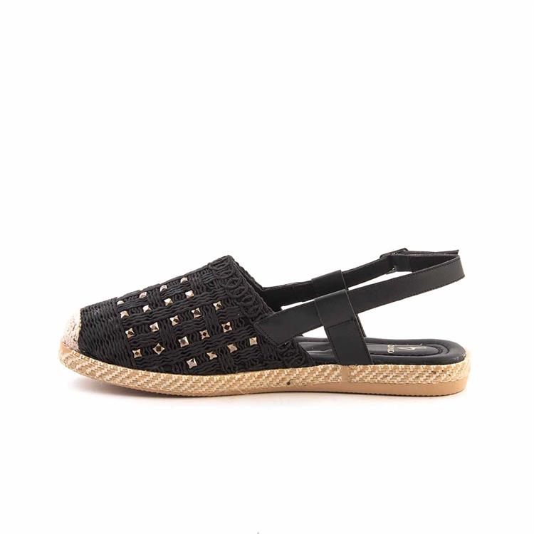 Tanca Kadın Espadril Siyah Sandalet Ayakkabı