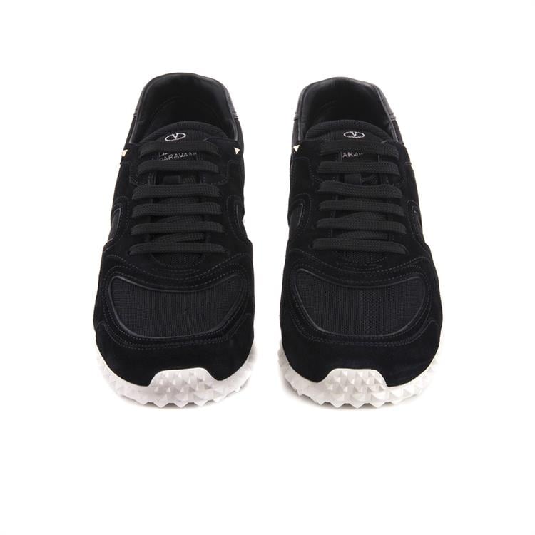 Valentino Garavani Erkek Hakiki Deri Kauçuk Taban Siyah Spor & Sneaker Ayakkabı
