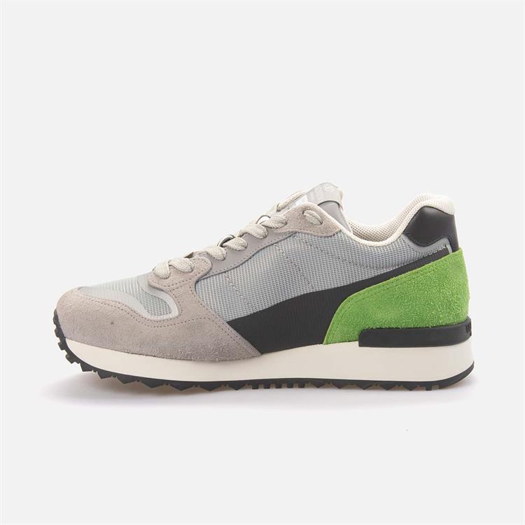 Valentino Garavani Erkek Hakiki Deri Gri-Yeşil Spor & Sneaker Ayakkabı