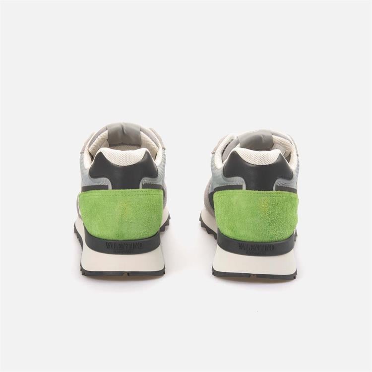 Valentino Garavani Erkek Hakiki Deri Gri-Yeşil Spor & Sneaker Ayakkabı