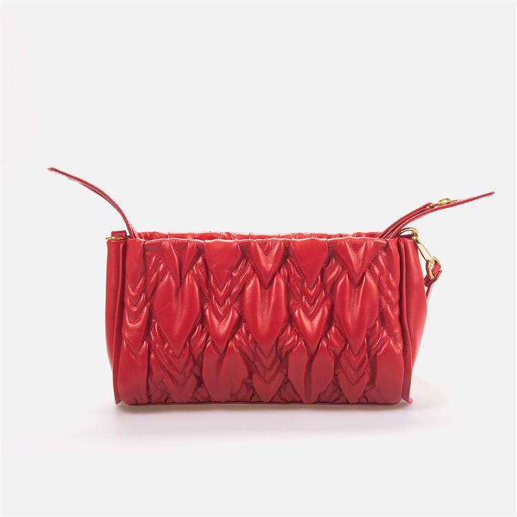 Valentino Orlandi Kadın Hakiki Deri Kırmızı Omuz Çantası 