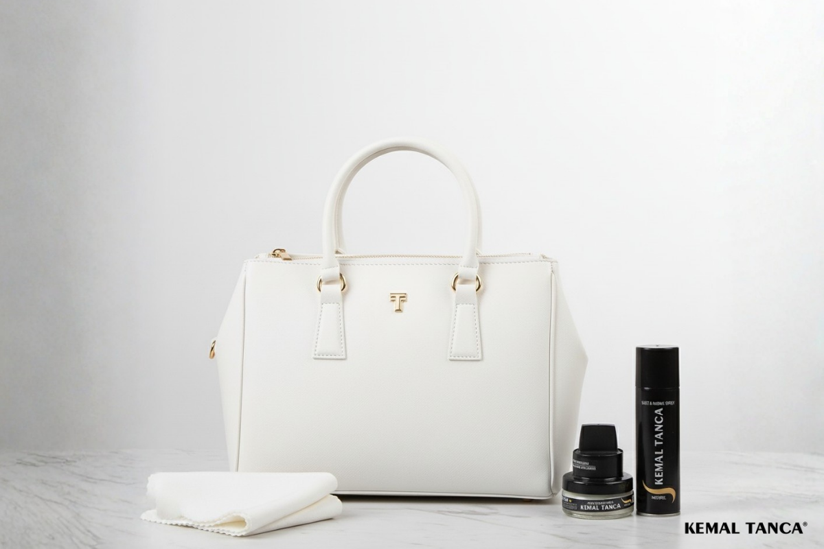 Kemal Tanca Beyaz Çanta Modelleri