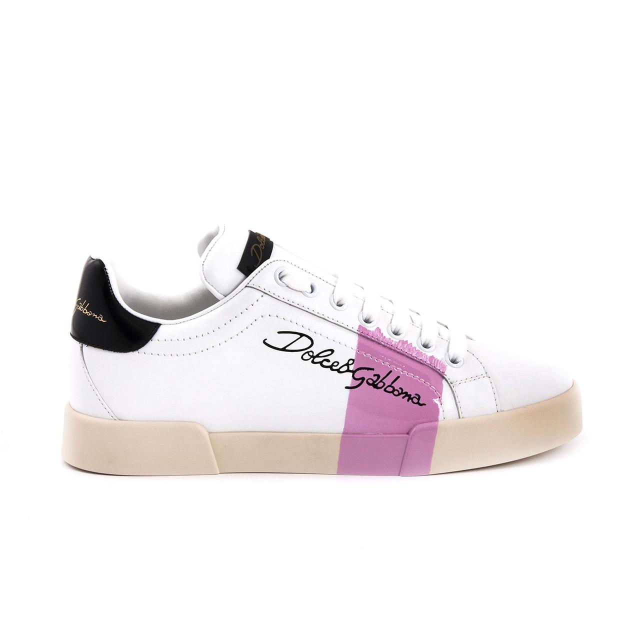 Dolce Gabbana Deri Bağcıklı Kadın Spor & Sneaker CK0150 AH358