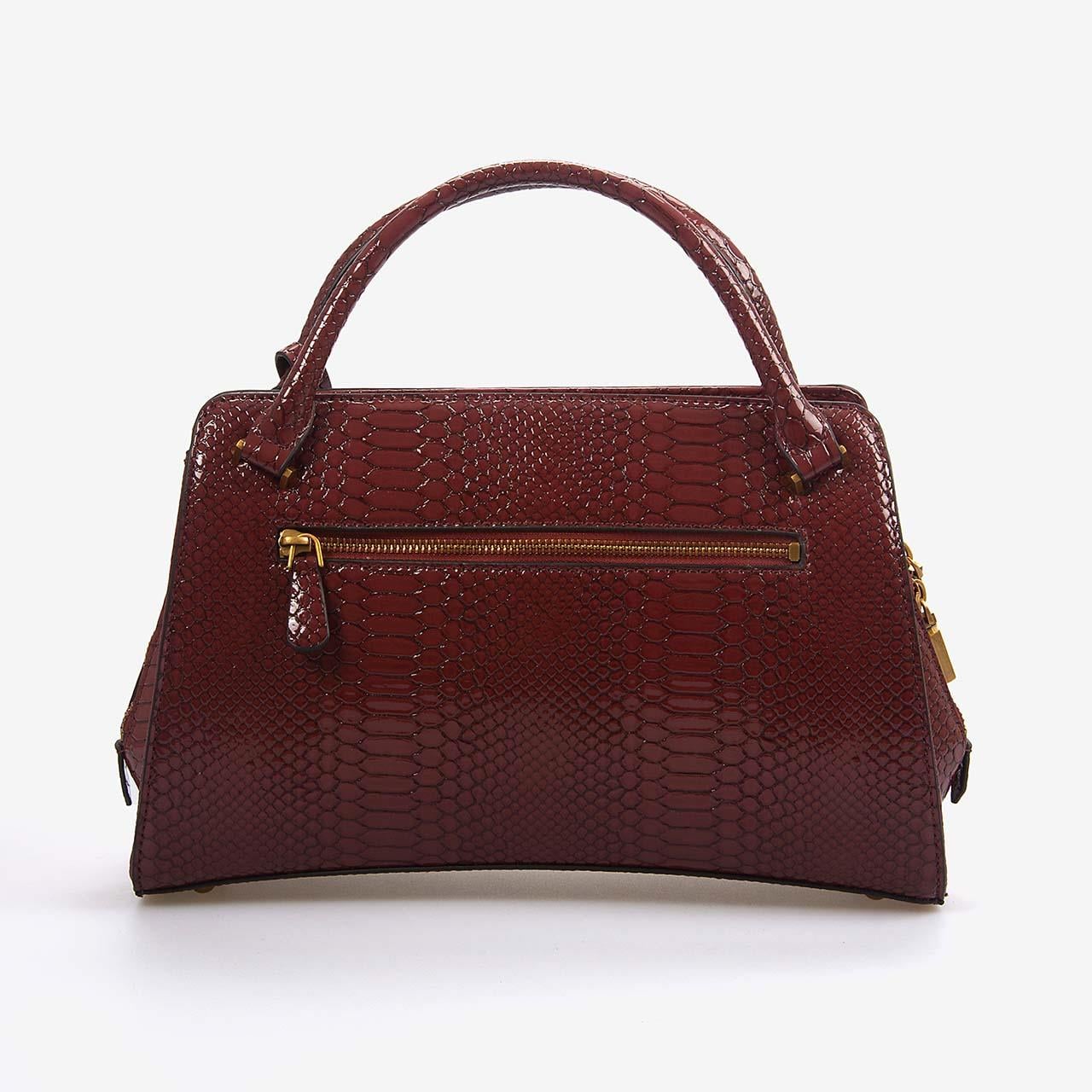 Guess Georgina Piton Desenli Kadın El Çantası HWKB9499060