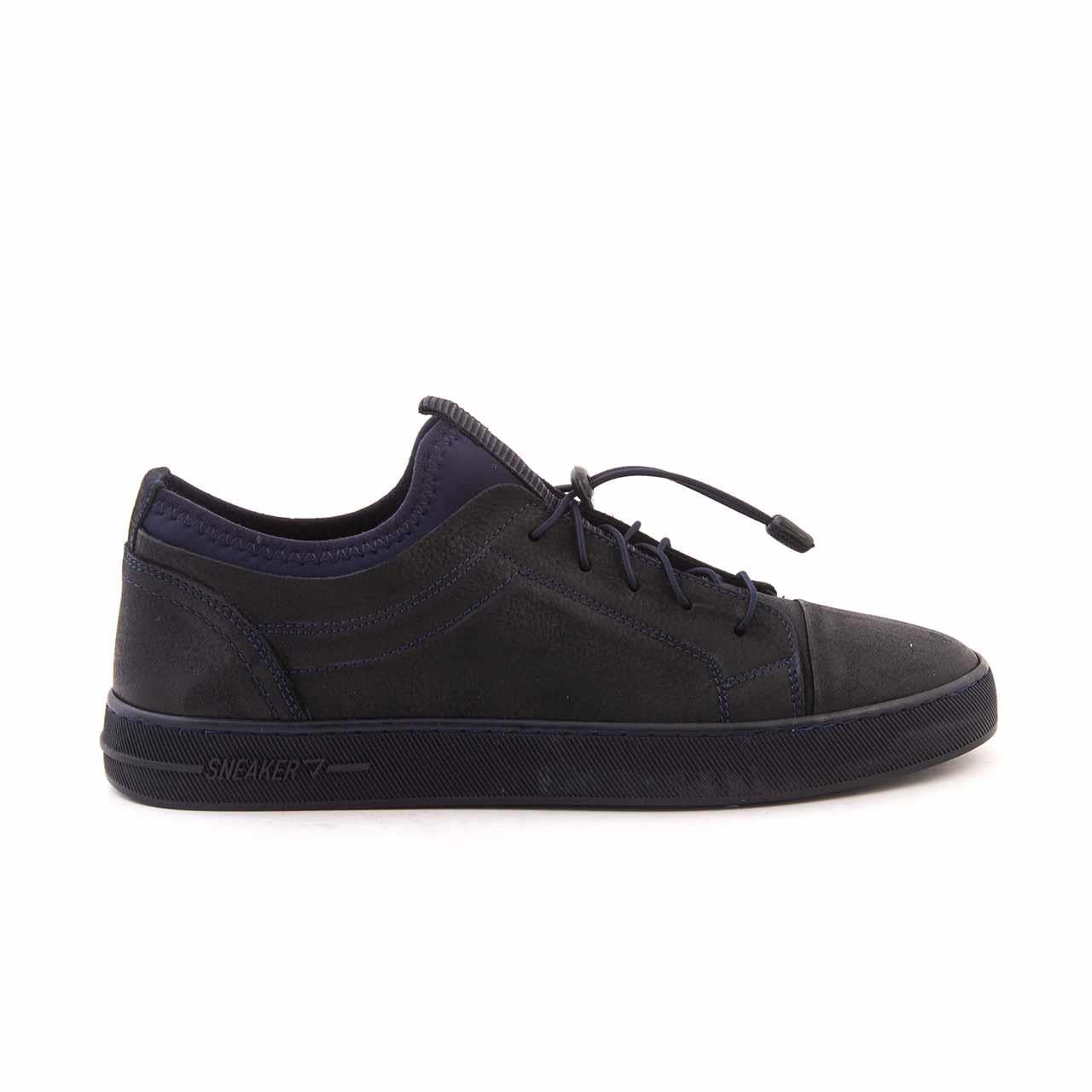 Kemal Tanca Erkek Hakiki Deri Kauçuk Taban Lacivert Spor & Sneaker Ayakkabı