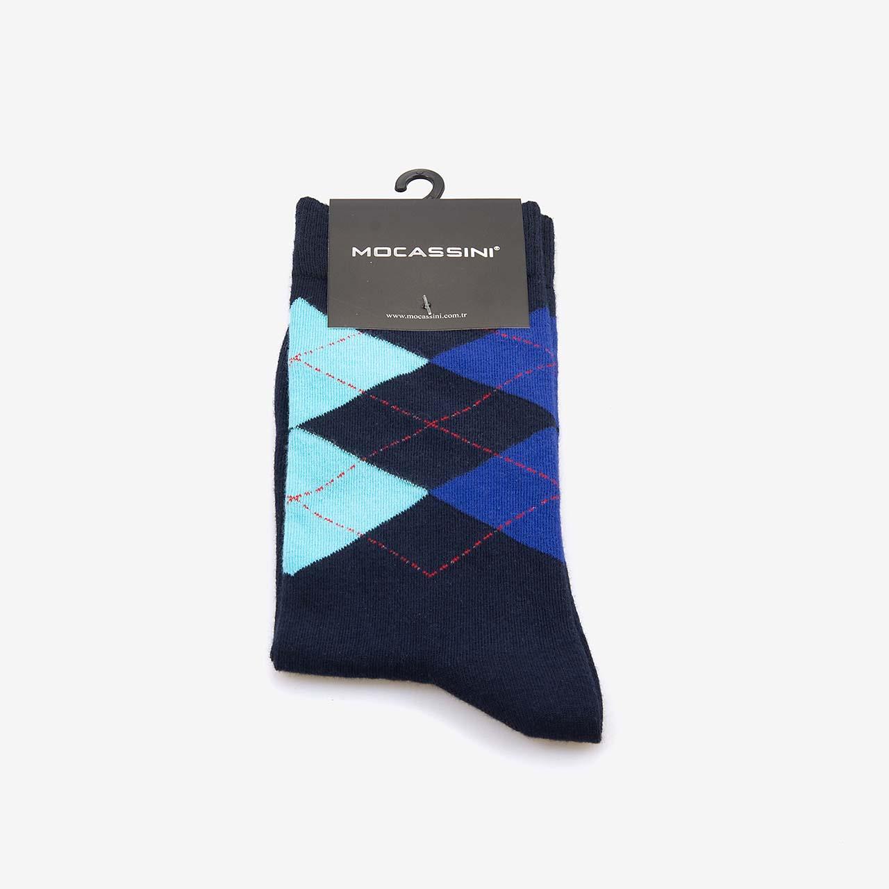 ÇorapMocassiniMocassini Ekoseli Erkek Çorap ERB03-MC