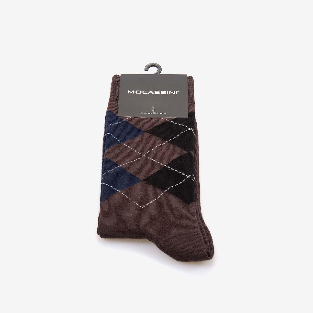 ÇorapMocassiniMocassini Ekoseli Erkek Çorap ERB03-MC