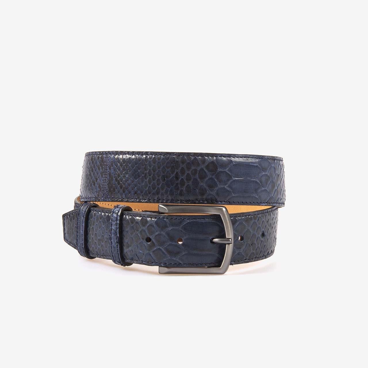 Mocassini Hakiki Piton Derisi Erkek Kemer YP-PITON