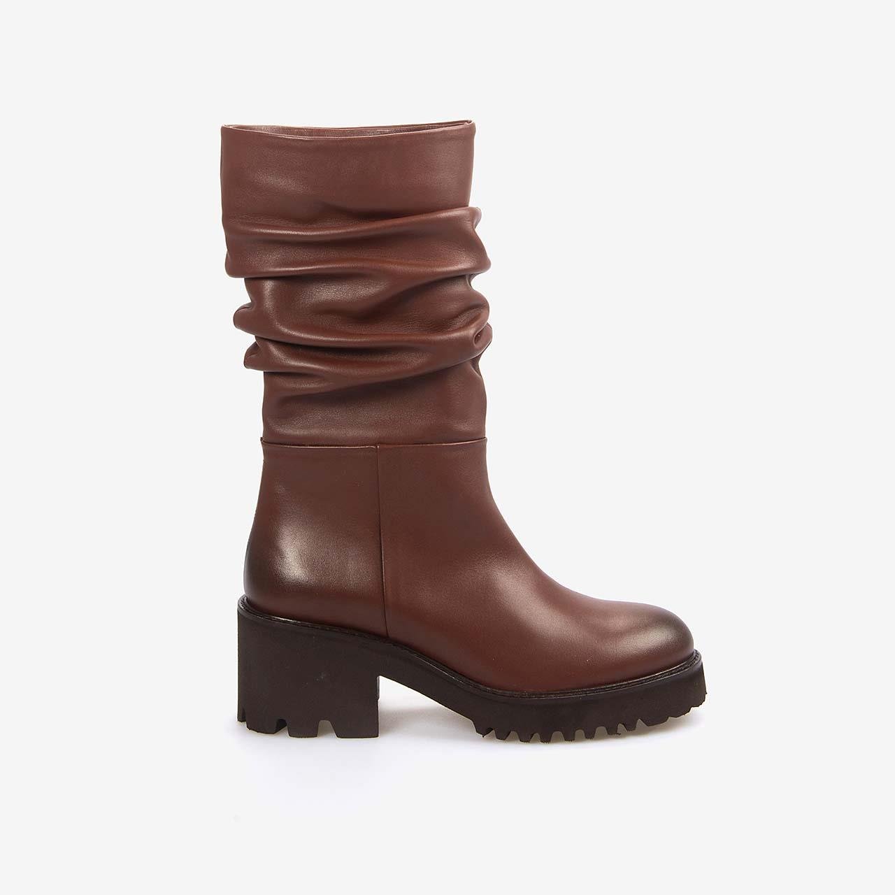 Günlük ÇizmeRougeRouge Hakiki Deri Kadın Çizme 313-4017