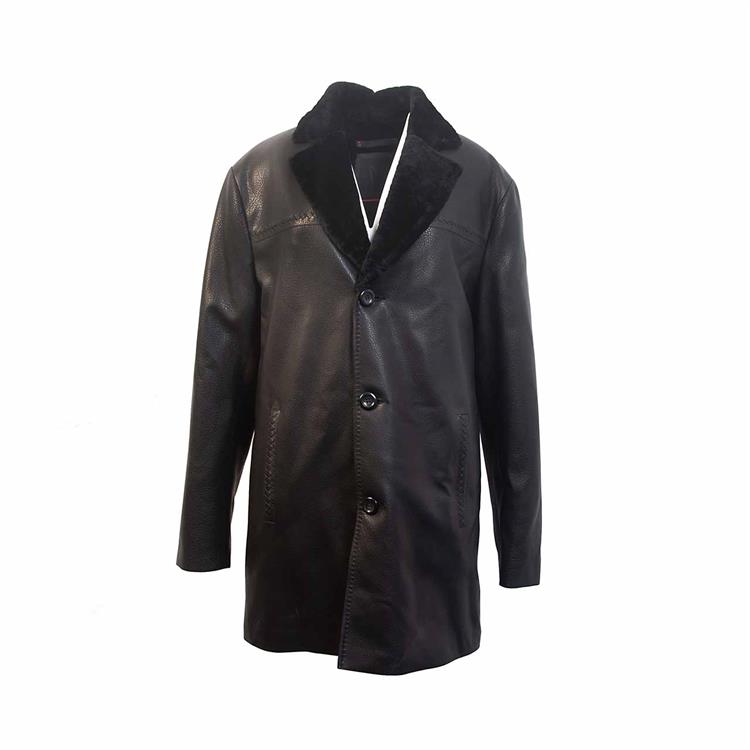 Mocassini Leather Men's Coat