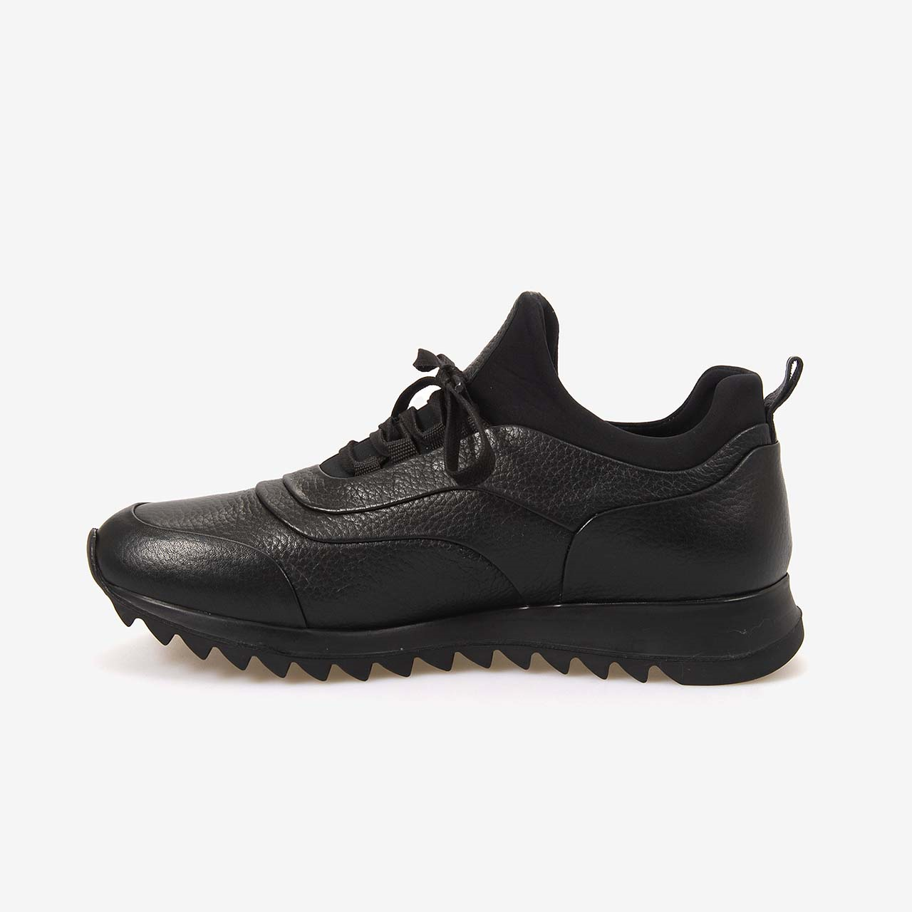 Mocassini Kauçuk Taban Hakiki Deri Erkek Siyah Floter Sneaker & Spor Ayakkabı 502x