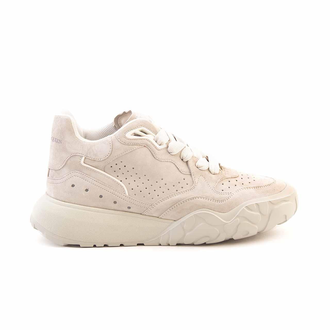 Alexander Mcqueen Erkek Hakiki Deri Bej Spor & Sneaker Ayakkabı