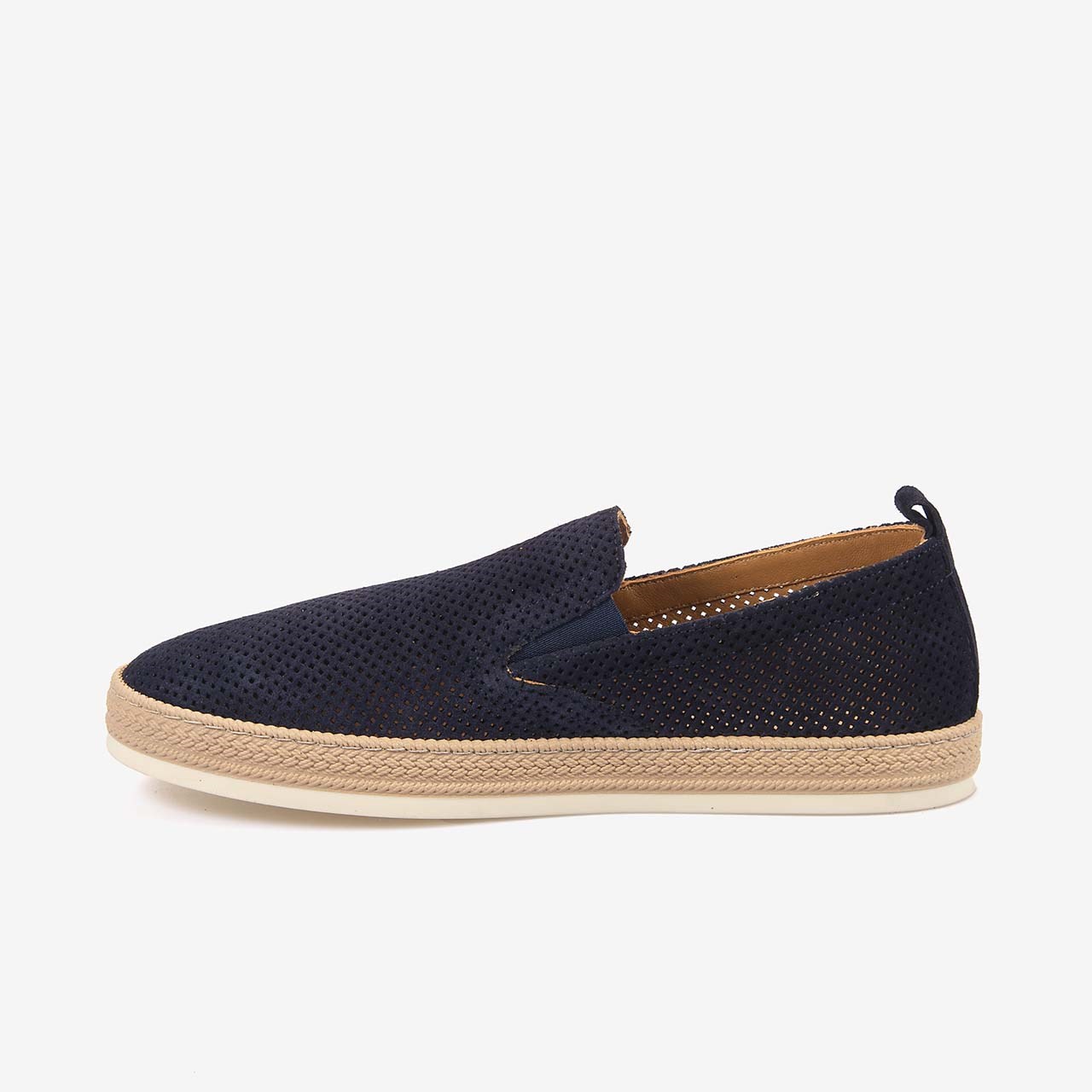 Andrea Giovanni Erkek Kauçuk Taban Laci Süet Perfore Casual Loafer 5187