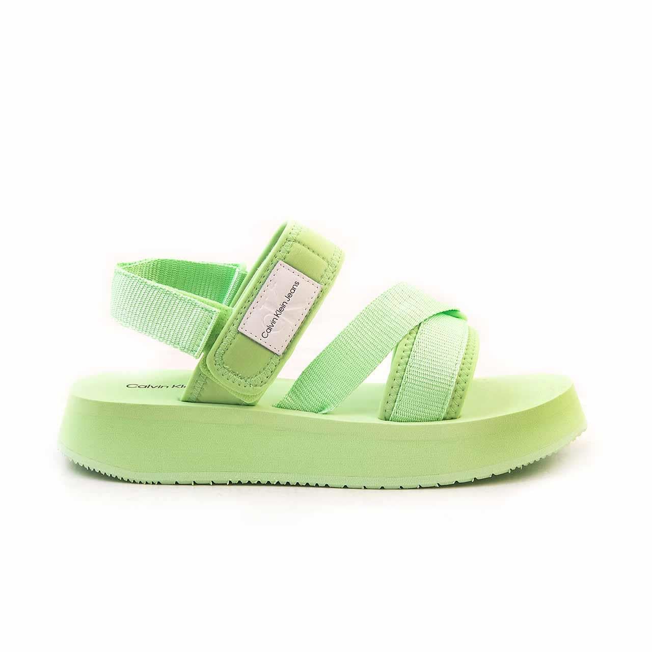 Calvin Klein Kadın Yeşil Sandalet Ayakkabı