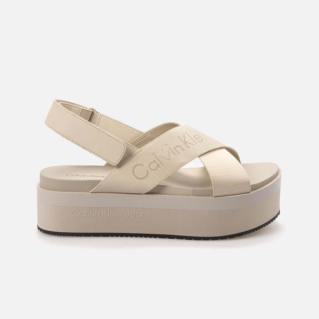 Calvin Klein Kadın Bej Sandalet 
