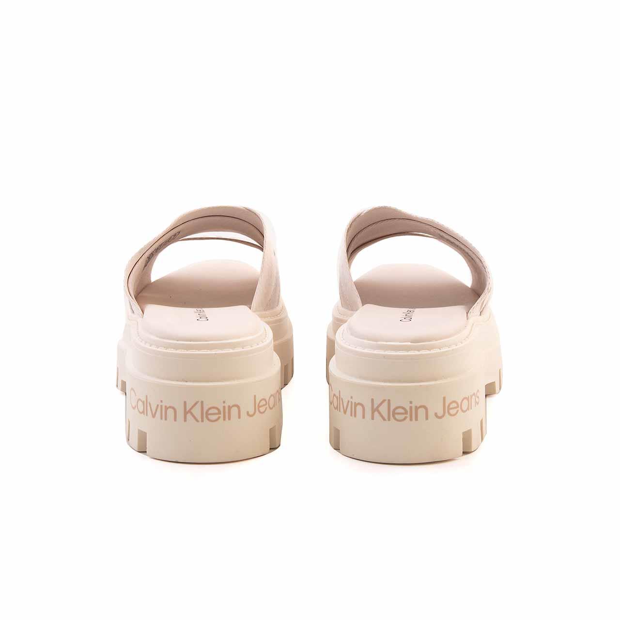 Calvin Klein Kadın Beyaz Terlik Ayakkabı