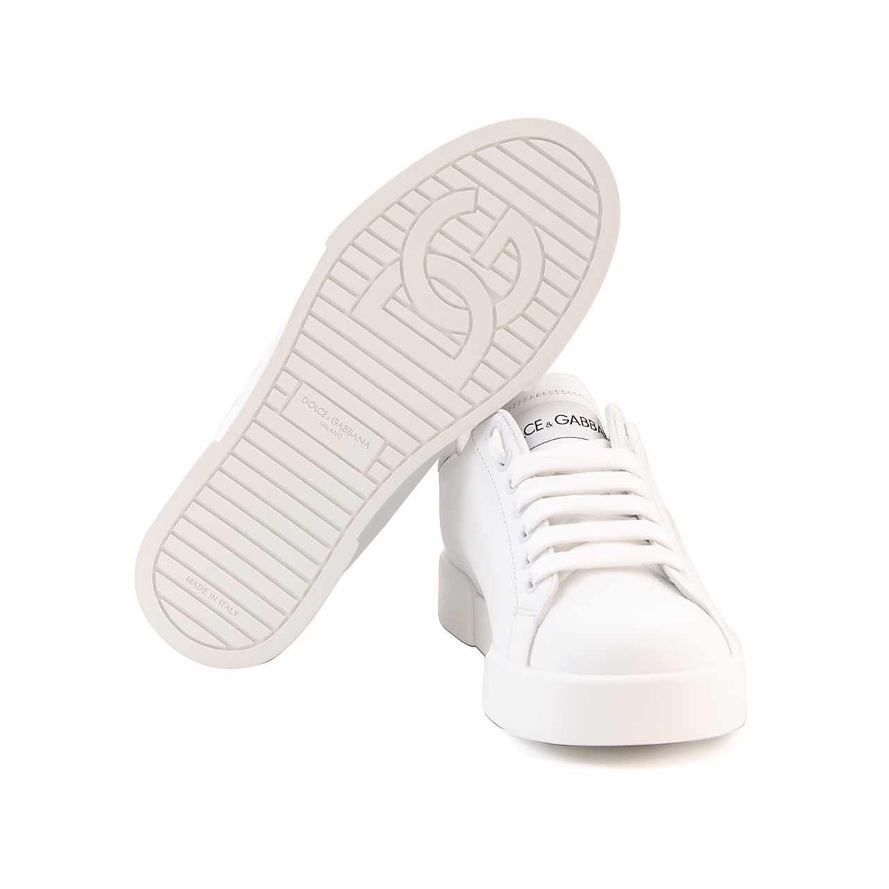 Dolce Gabbana Kadın Hakiki Deri Beyaz Spor & Sneaker Ayakkabı