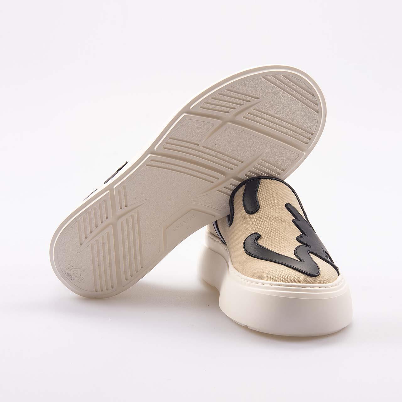 Giuseppe Zanotti Erkek Krem Spor & Sneaker Ayakkabı