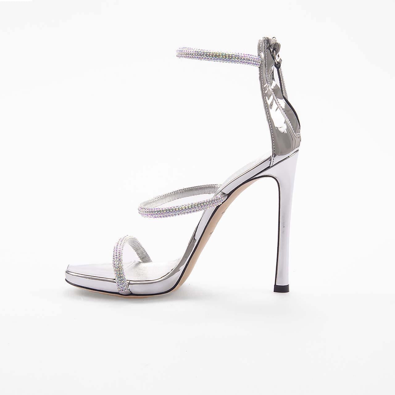 Giuseppe Zanotti Kadın Gümüş Gece & Abiye Ayakkabı