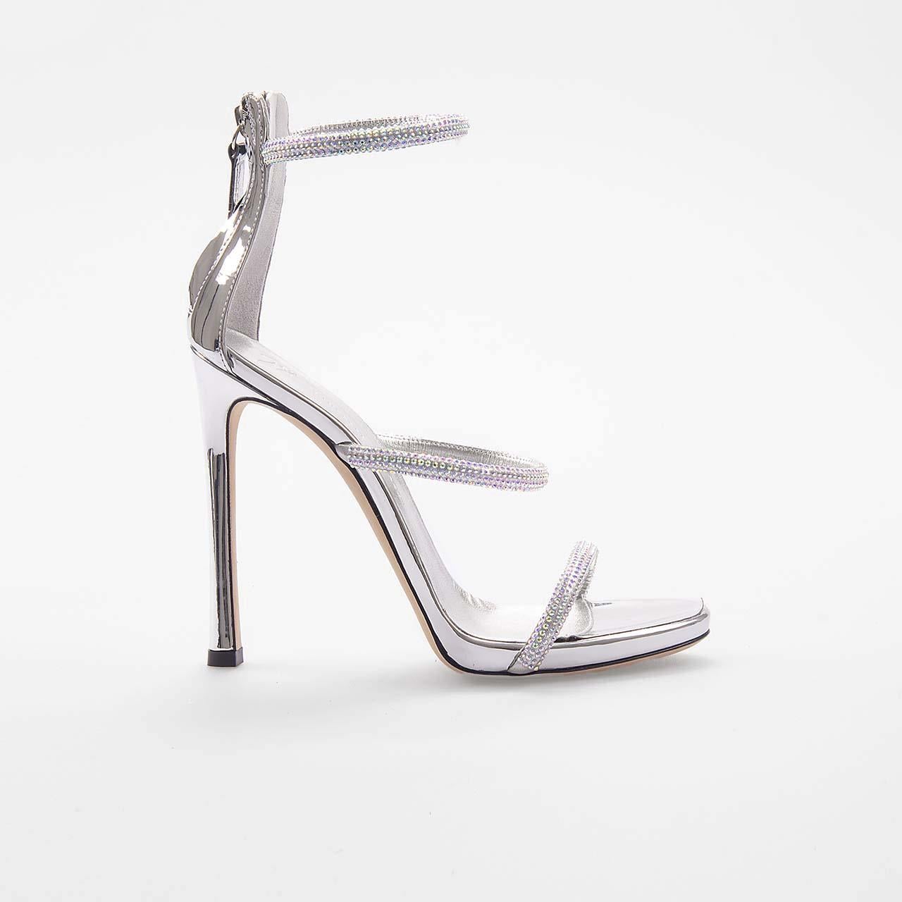 Giuseppe Zanotti Kadın Gümüş Gece & Abiye Ayakkabı
