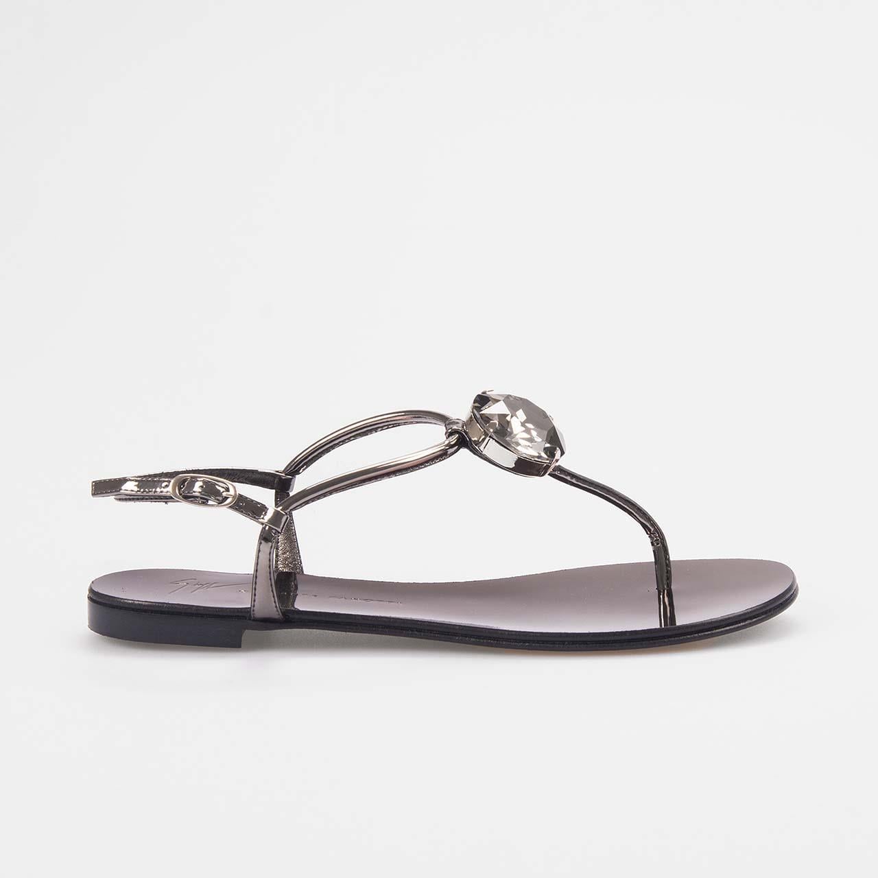 Giuseppe Zanotti Kadın Antrasit Sandalet Ayakkabı