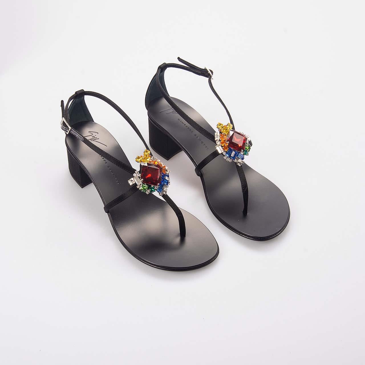 Giuseppe Zanotti Kadın Siyah Sandalet Ayakkabı