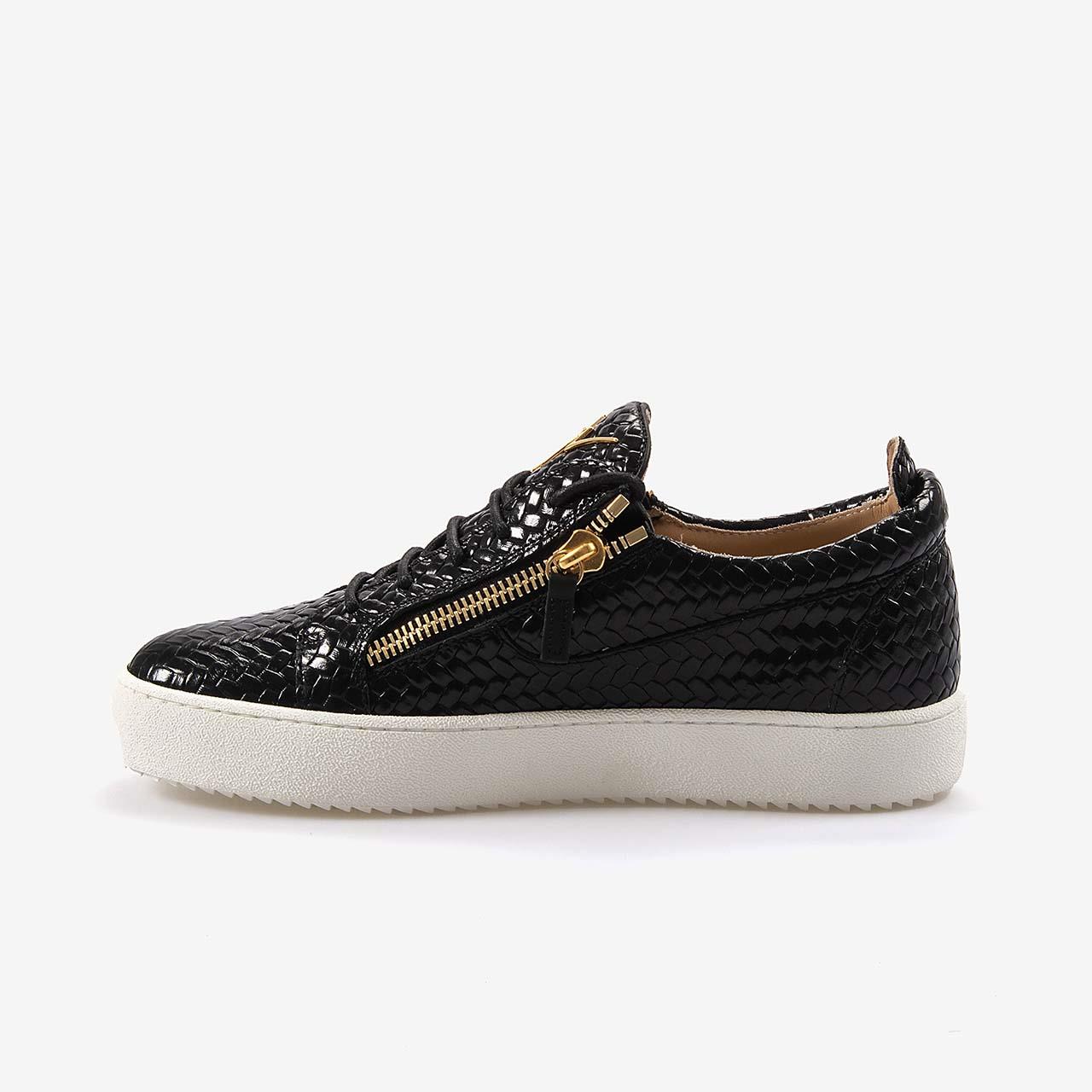 Giuseppe Zanotti Siyah Fermuarlı Erkek Spor & Sneaker Ayakkabı RM50012