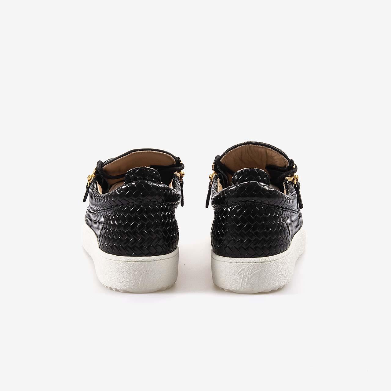 Giuseppe Zanotti Siyah Fermuarlı Erkek Spor & Sneaker Ayakkabı RM50012