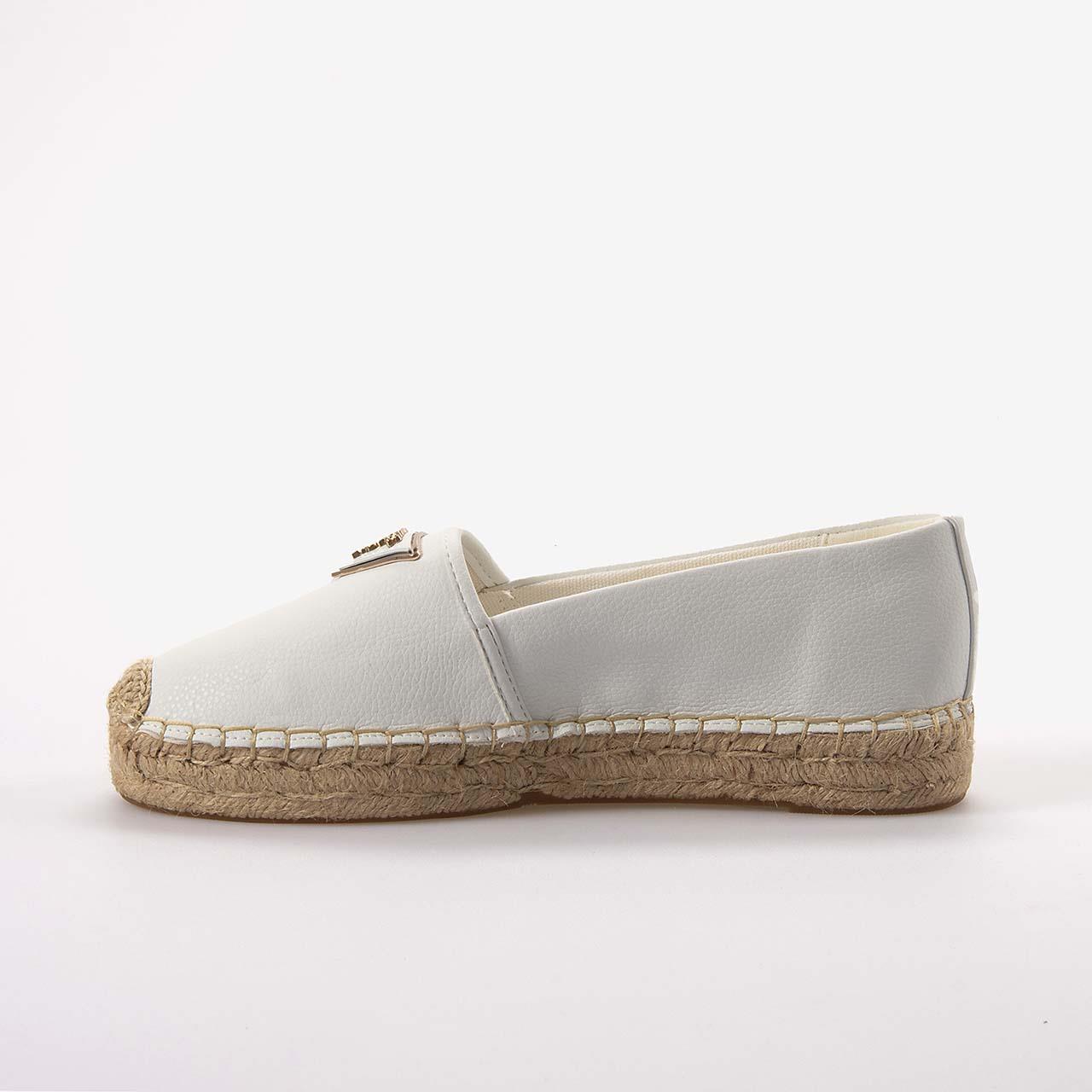 Guess Jolandon Üçgen Logolu Hasır Taban Espadril FLJLNDLEA14