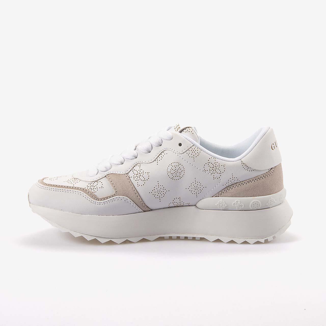 Guess Kadın Beyaz Spor & Sneaker Ayakkabı FLPVI3LEL12