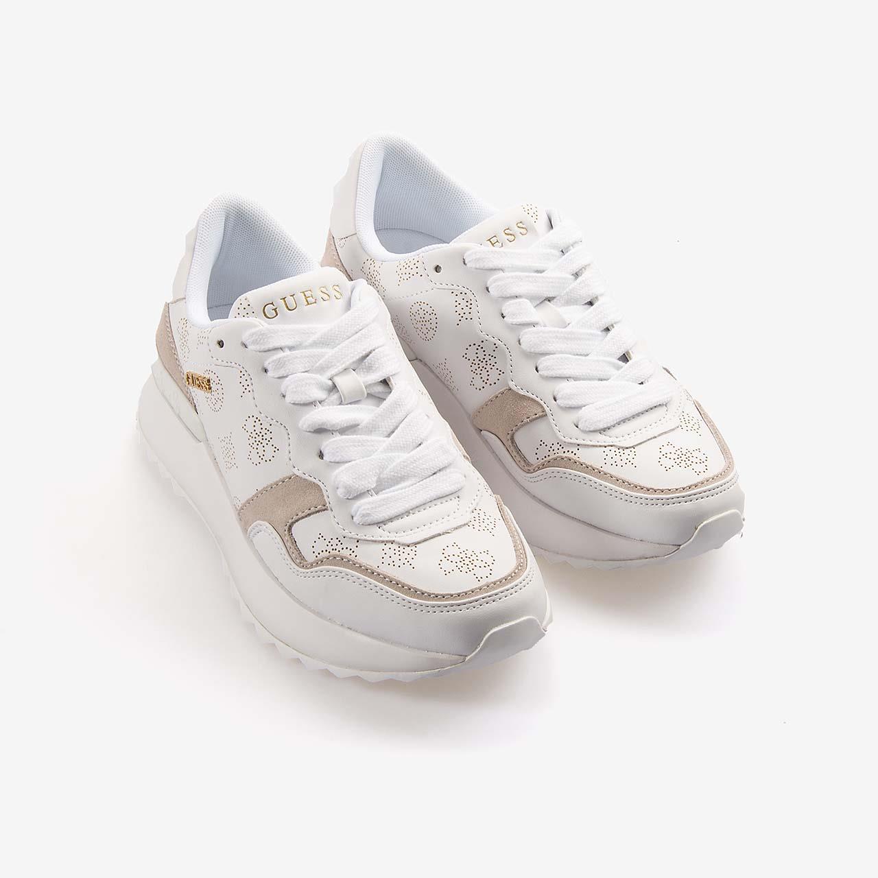Guess Kadın Beyaz Spor & Sneaker Ayakkabı FLPVI3LEL12