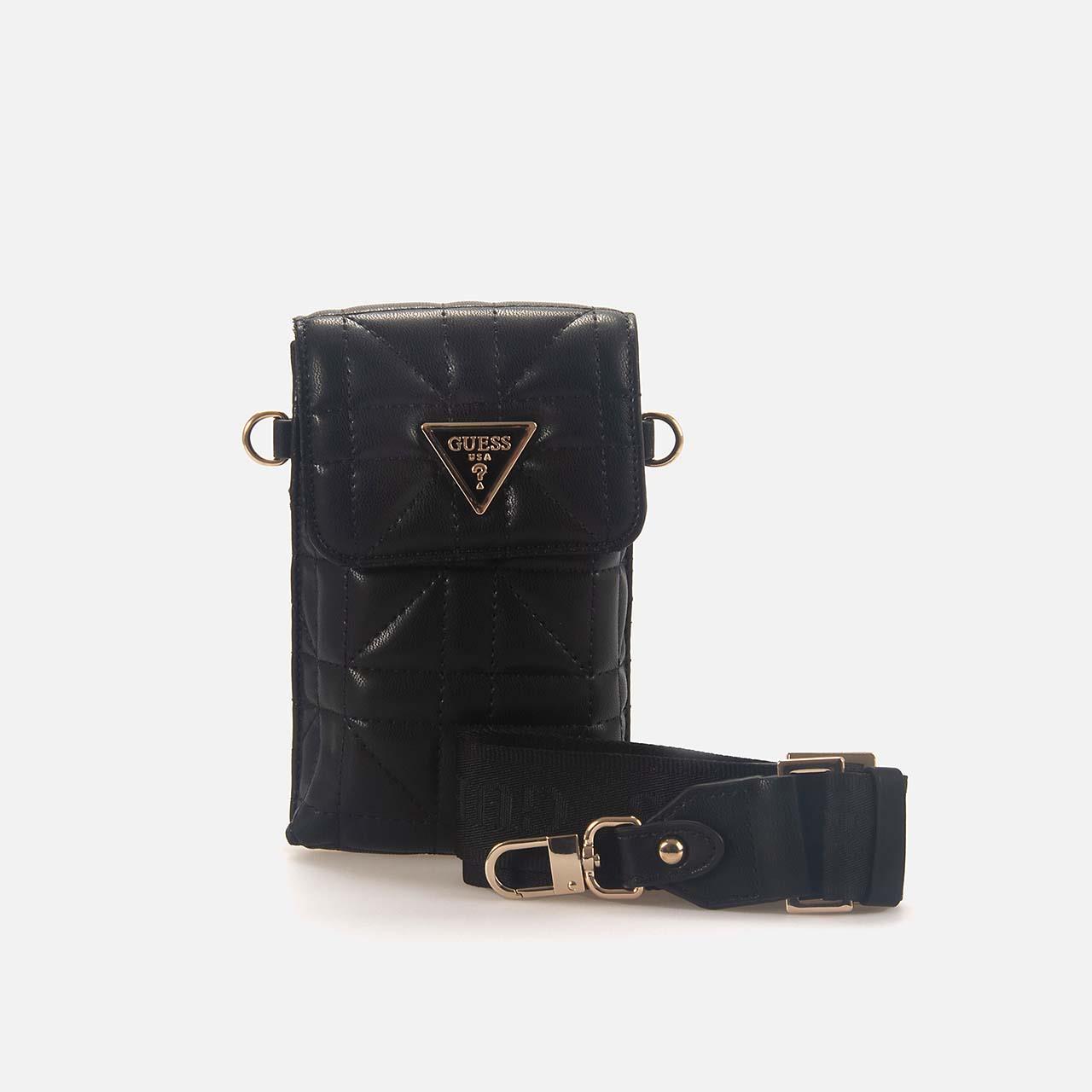 Guess Kadın Vegan Siyah Çapraz & Postacı Çanta