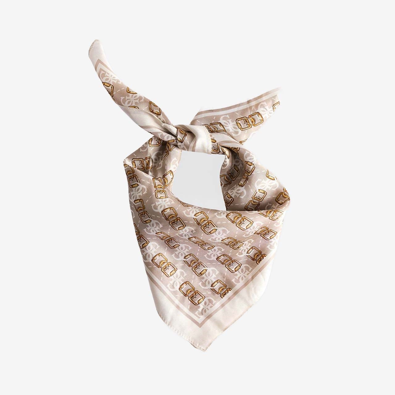 Guess Karnilla Logolu Kadın Beyaz Eşarp AW5454SIL03