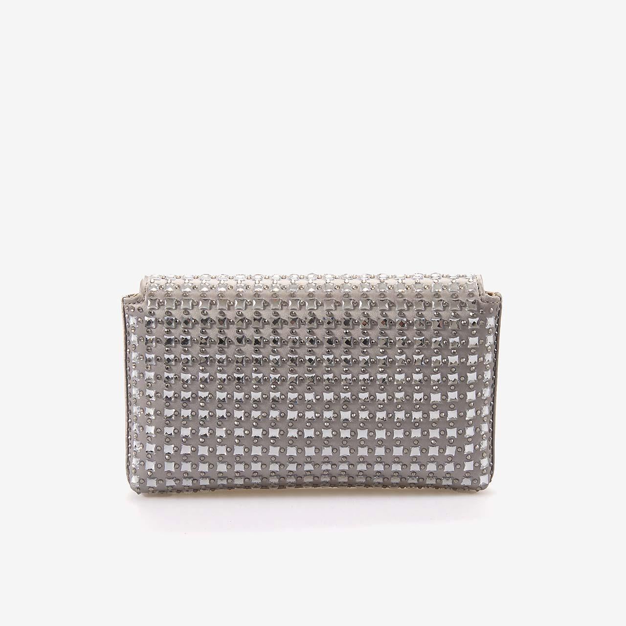 Guess Kadın Gümüş Logolu Omuz Çantası HWIY9350700