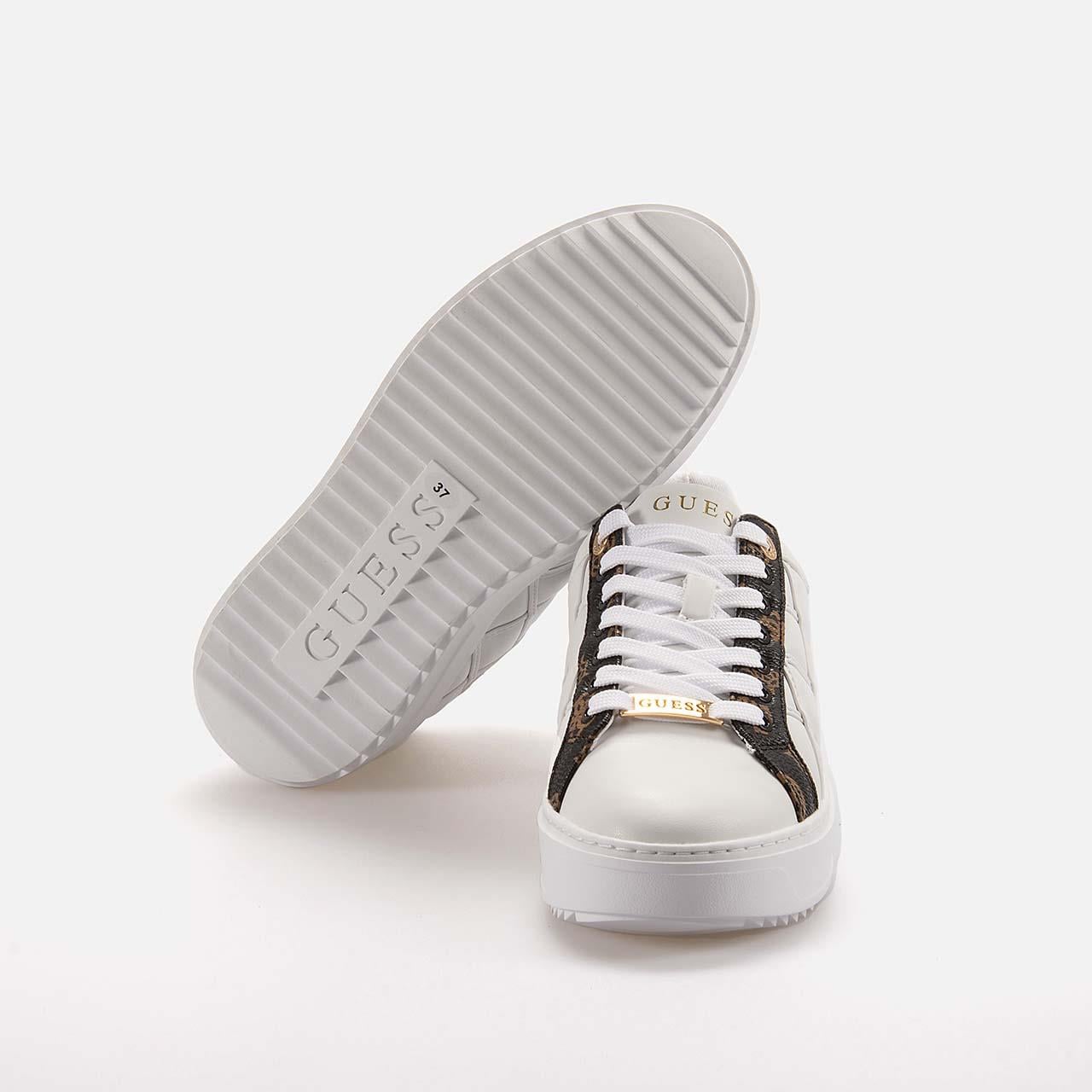 Guess Kadın Vegan Beyaz Spor & Sneaker Ayakkabı