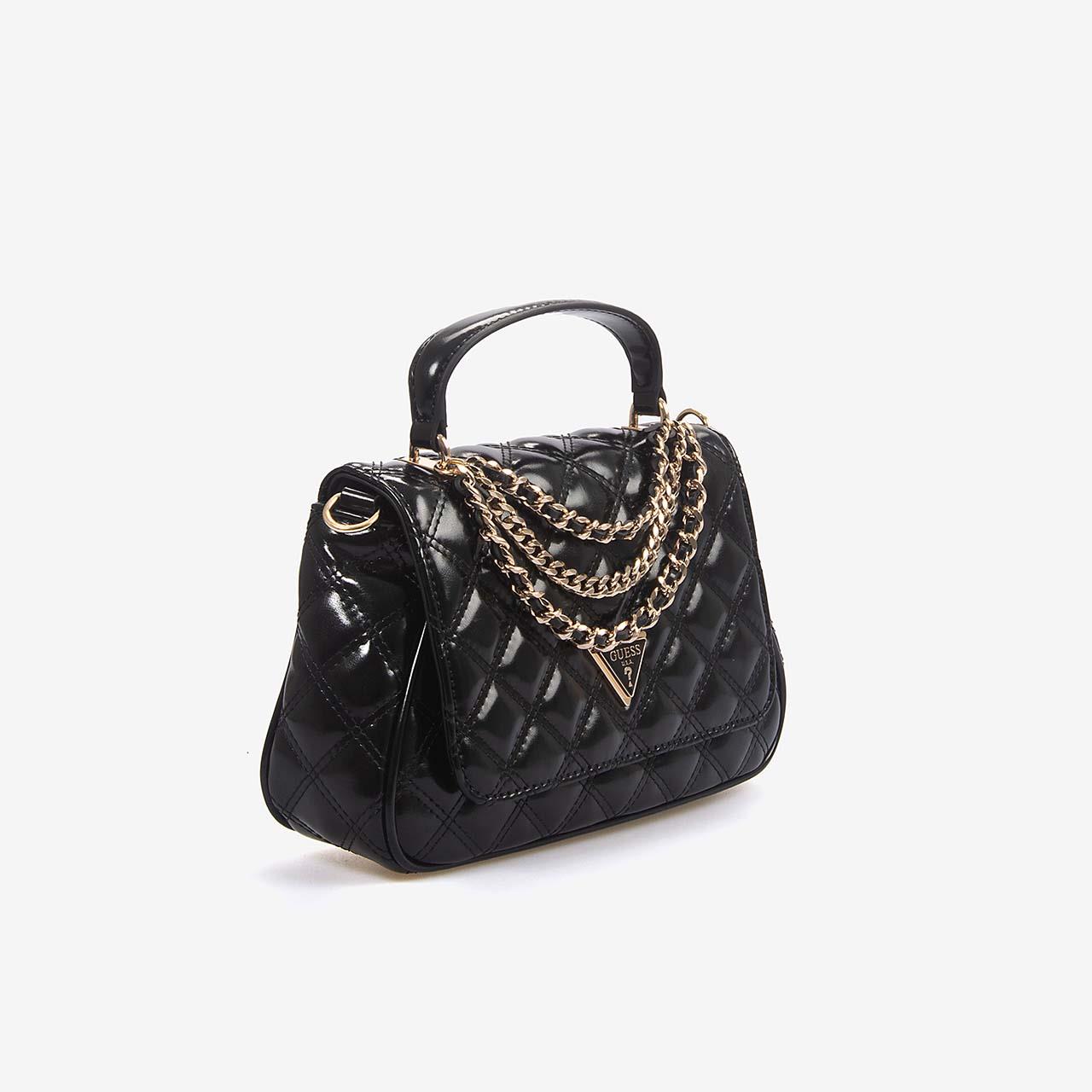 Guess Kadın Kapitoneli Kadın Siyah Omuz Çantası HWTG9673190